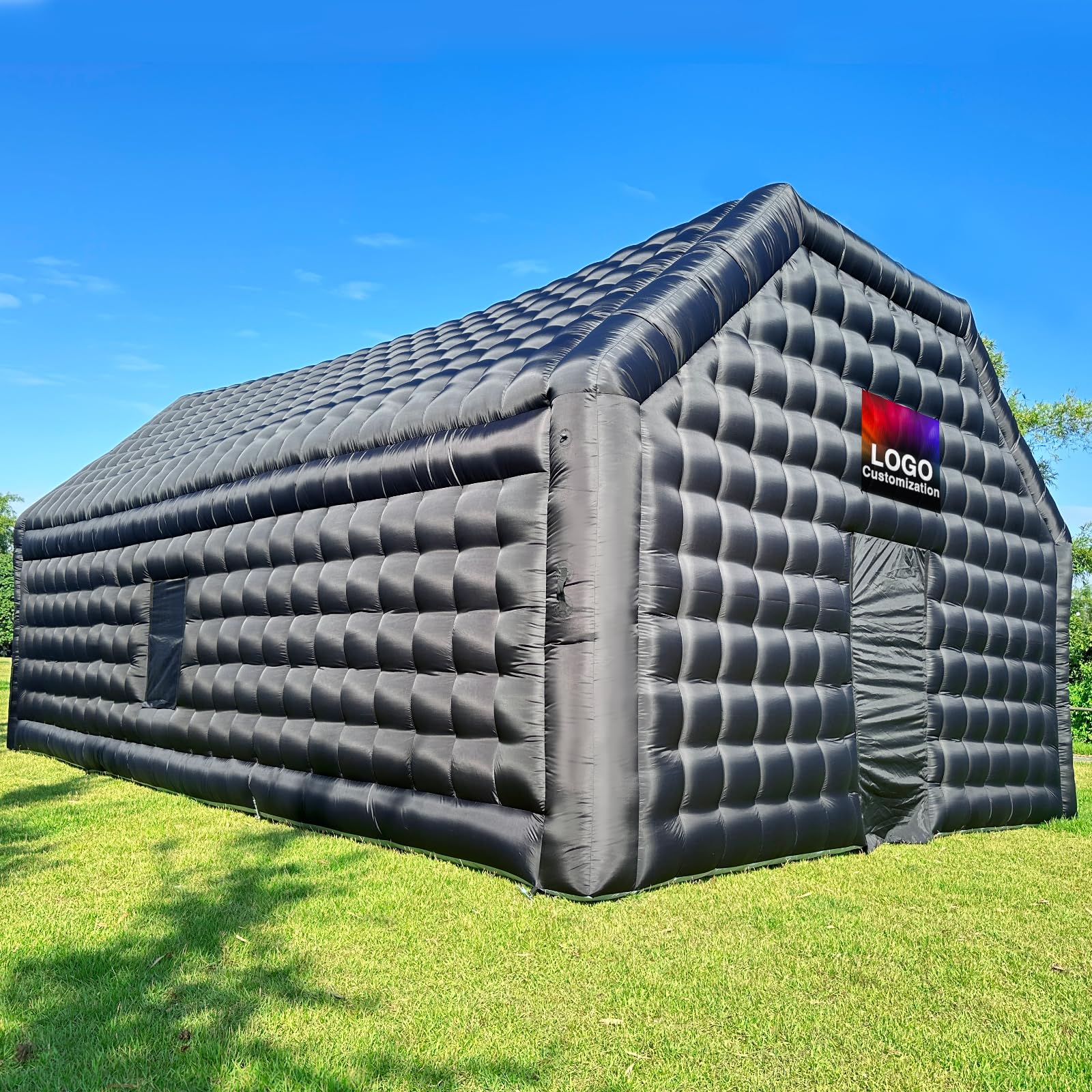 OZIS Outdoor Large Black Inflatable Night Club Disco Cube Gazebo Event  House Portable Inflatable Party Tent for Parties, Shows, Events, and  Commercial