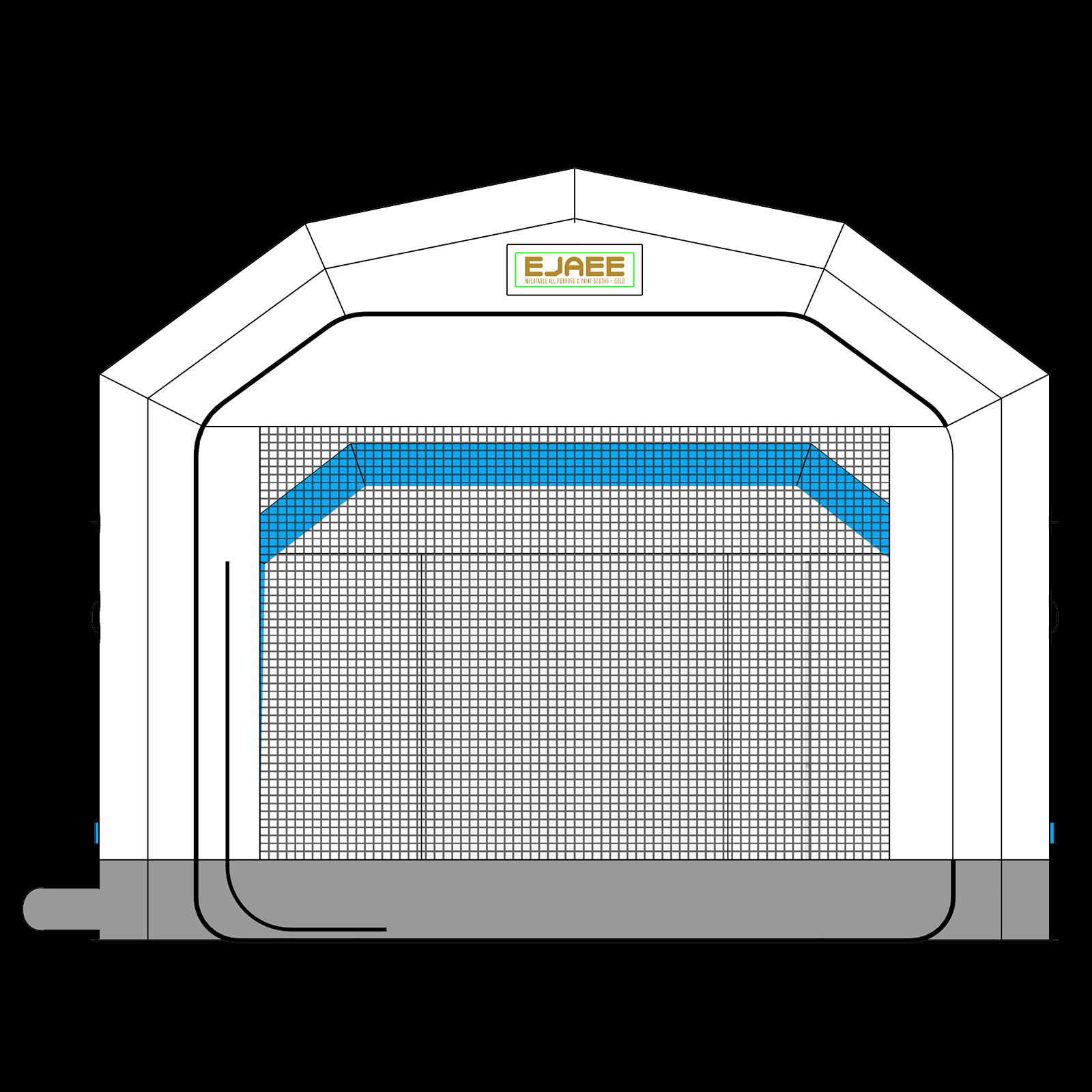 Mobile paint booth Car spray booth