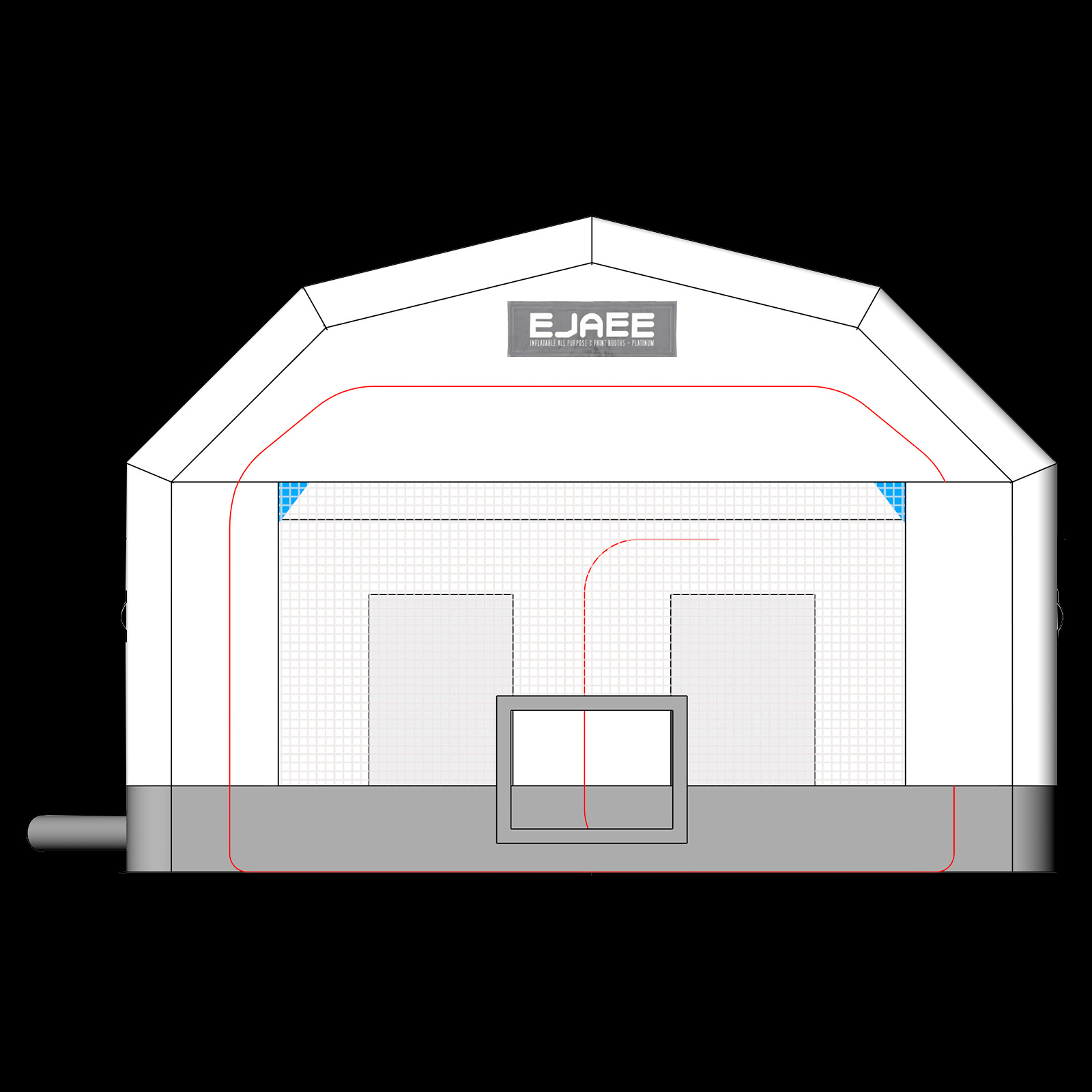 Car spray booth DIY inflatable paint booth