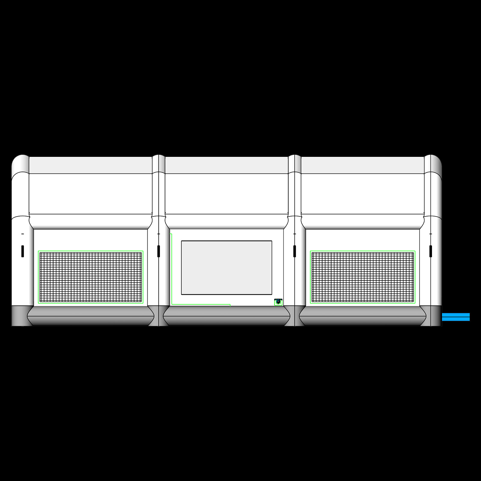 Car spray booth DIY inflatable paint booth