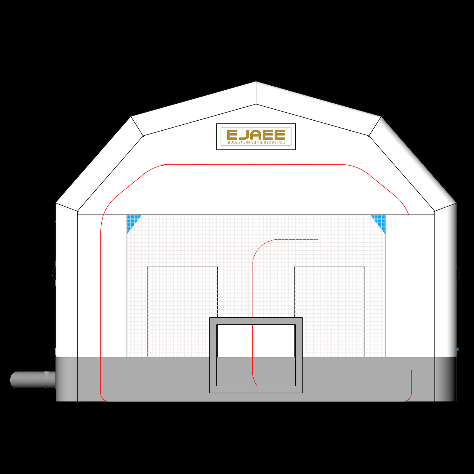 Mobile paint booth Car spray booth
