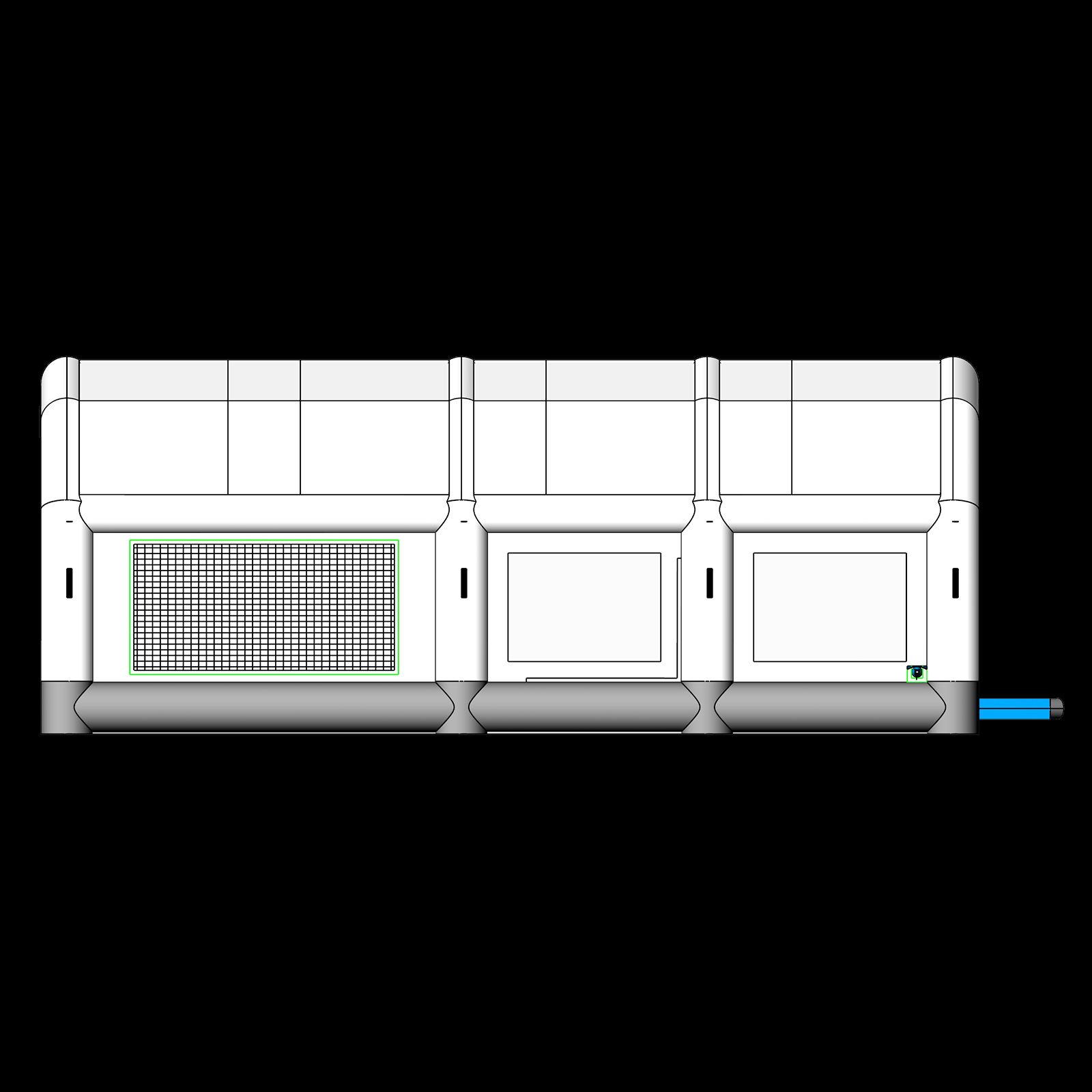 Car spray booth DIY inflatable paint booth