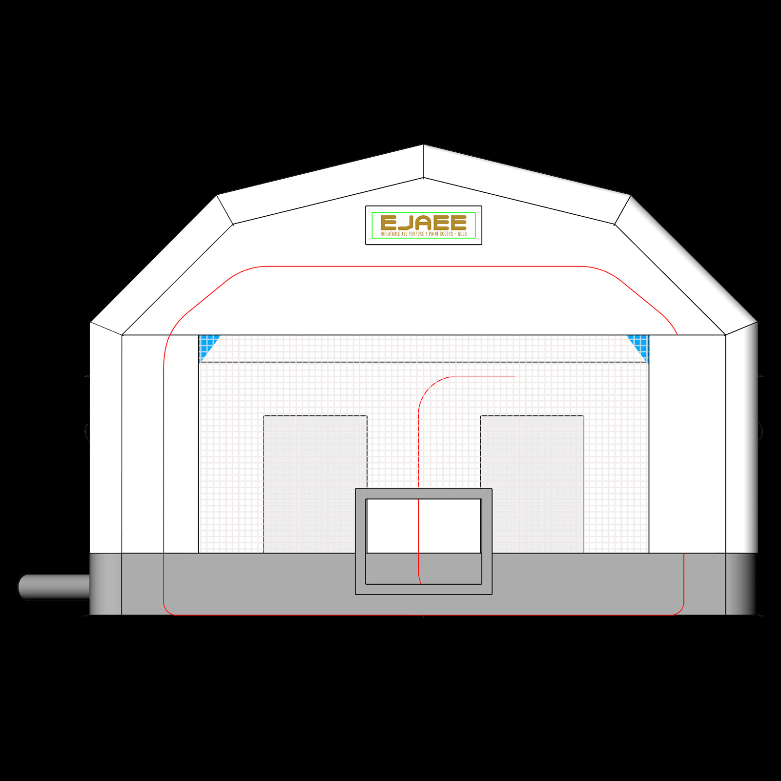 Mobile paint booth Car spray booth