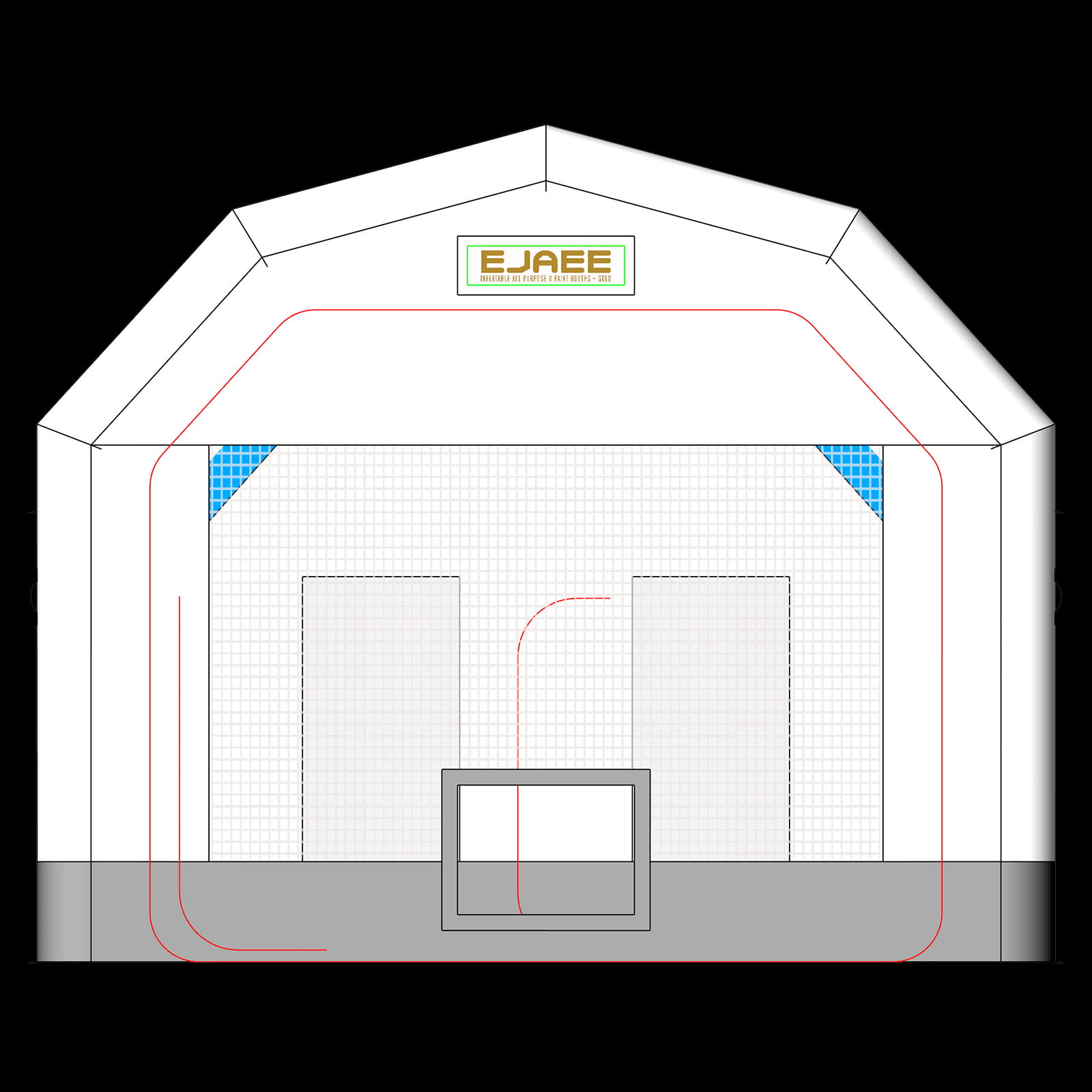 Mobile paint booth Car spray booth