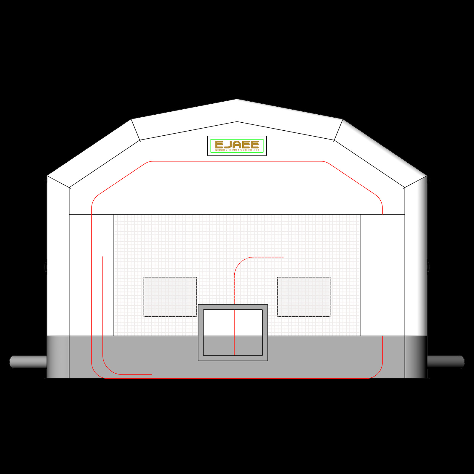 Mobile paint booth Car spray booth