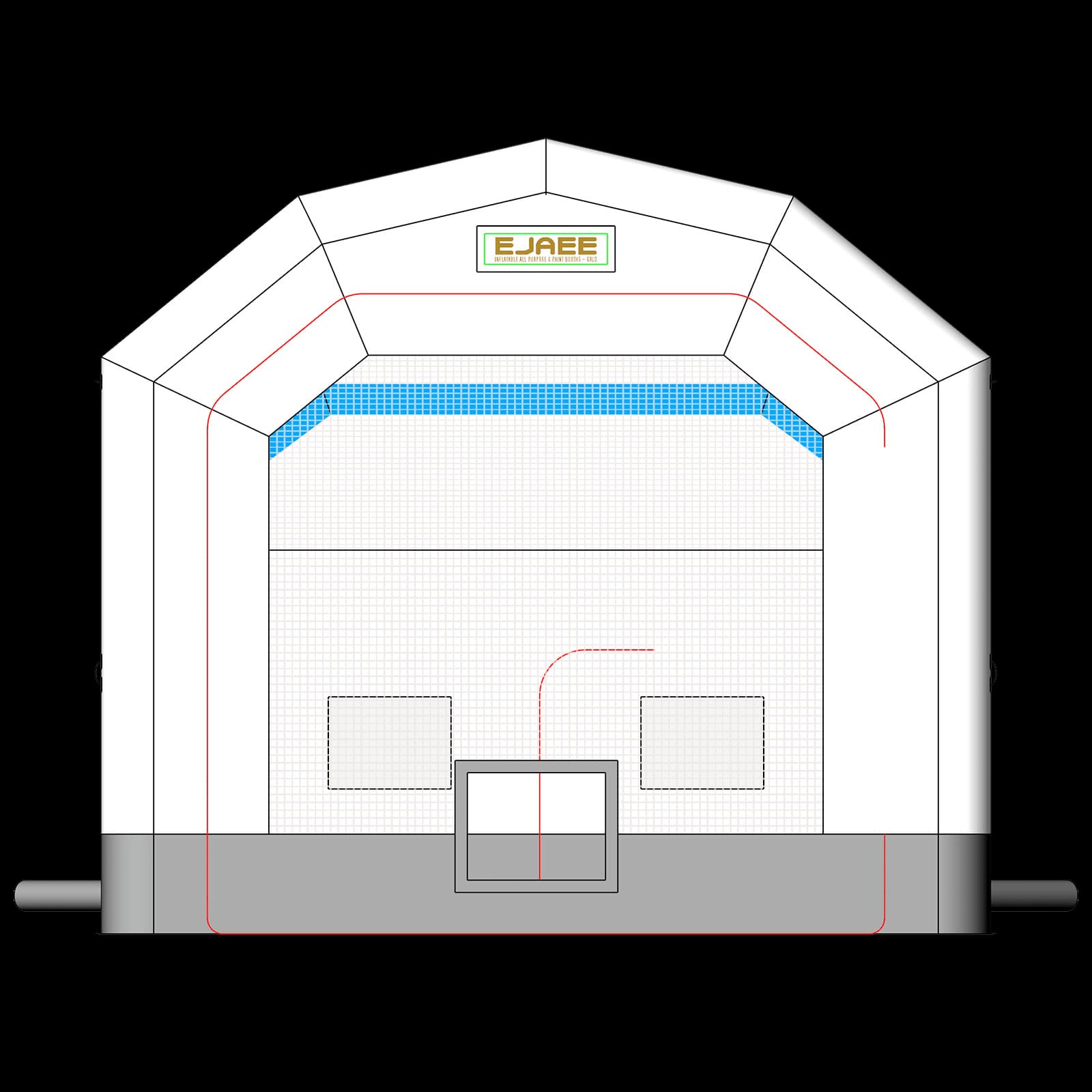 Mobile paint booth Car spray booth
