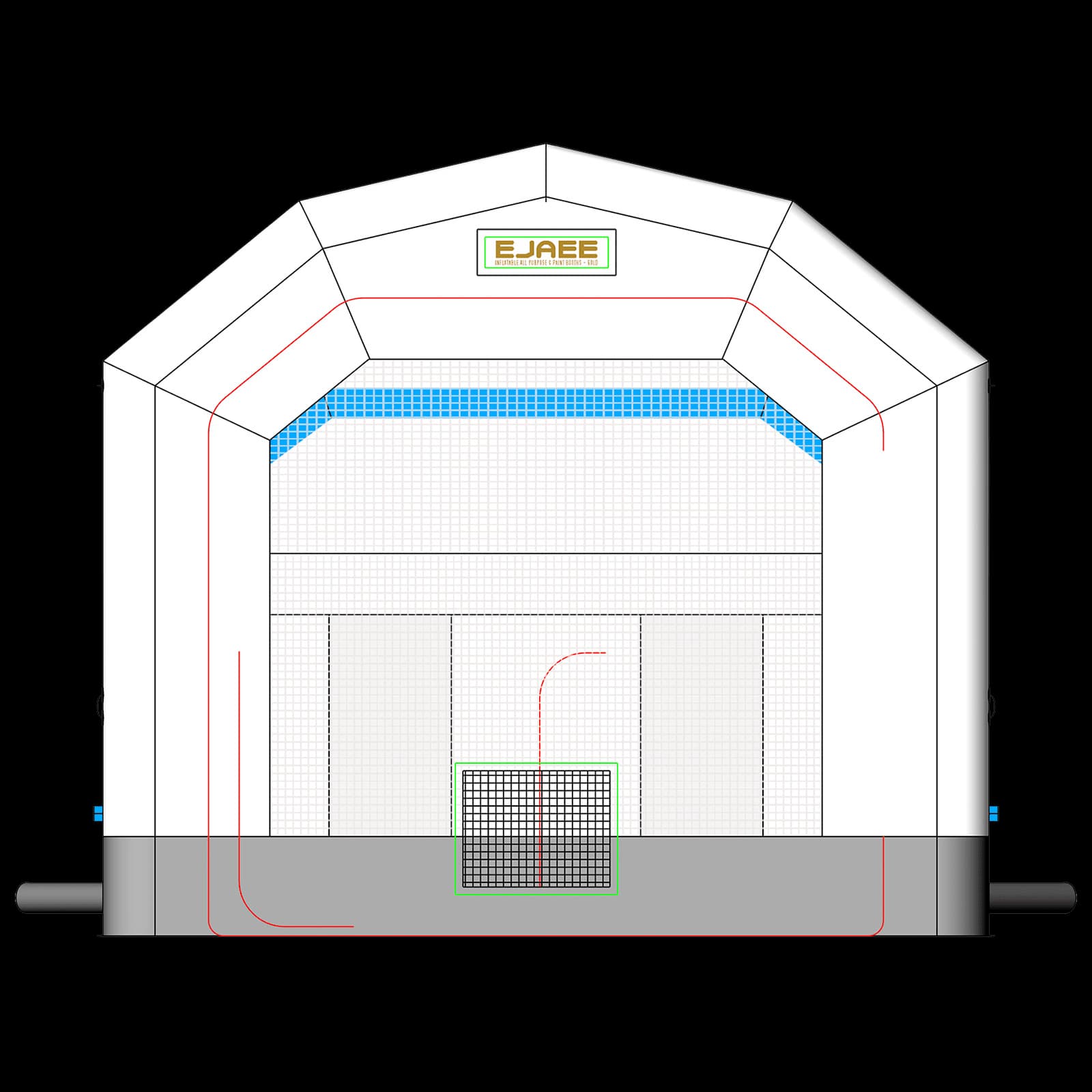 Mobile paint booth Car spray booth