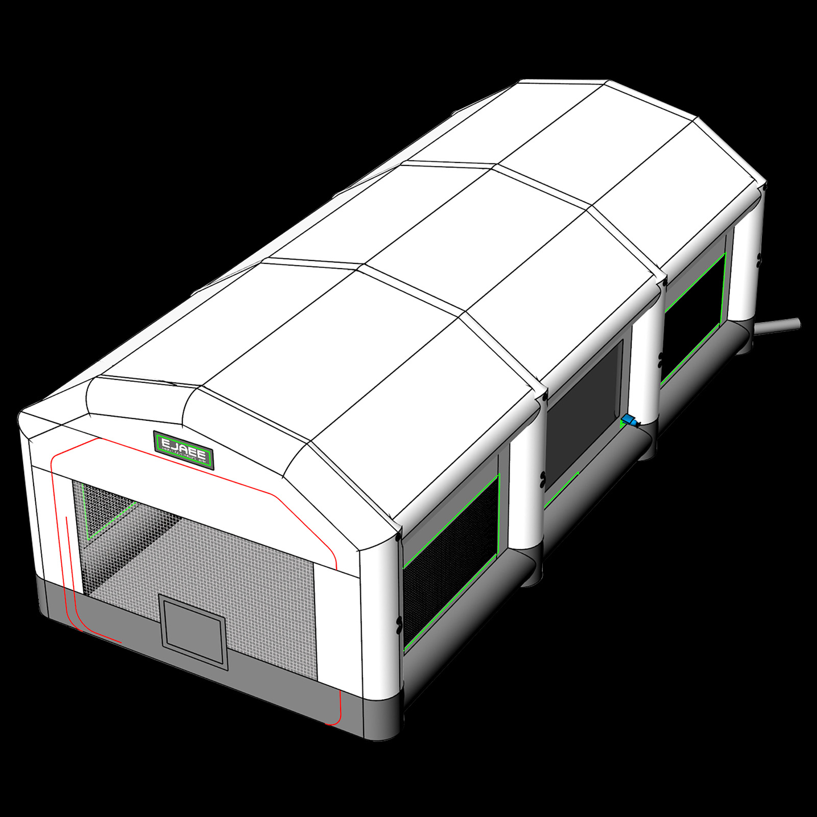 Inflatable paint booth Inflatable paint booth