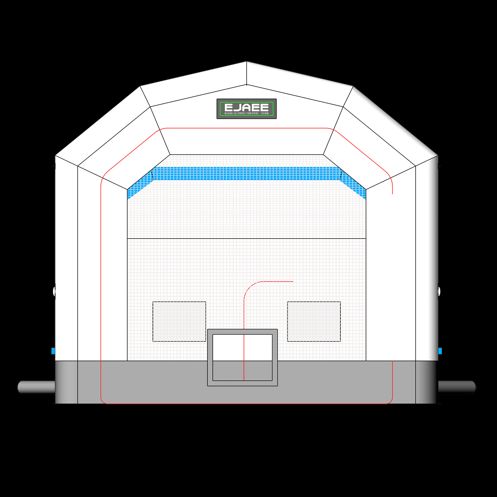 Car spray booth inflatable paint booth