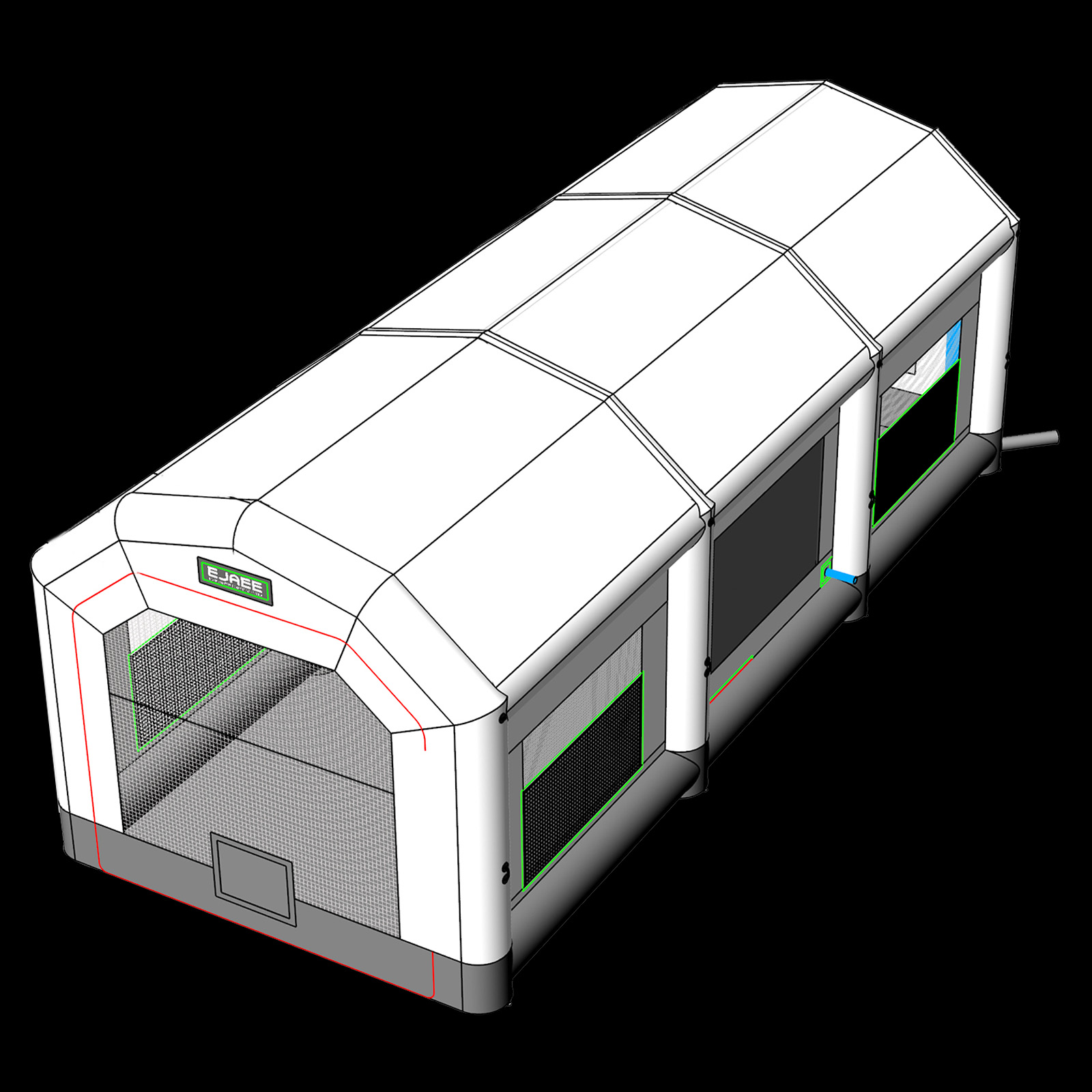 Inflatable paint booth Inflatable paint booth