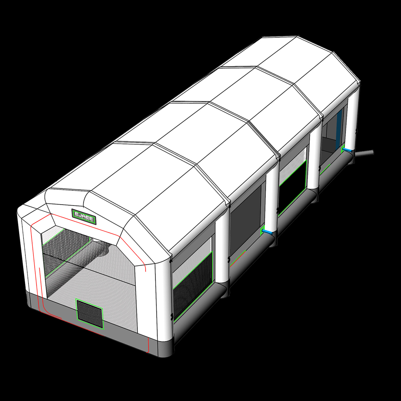 Inflatable paint booth Inflatable paint booth
