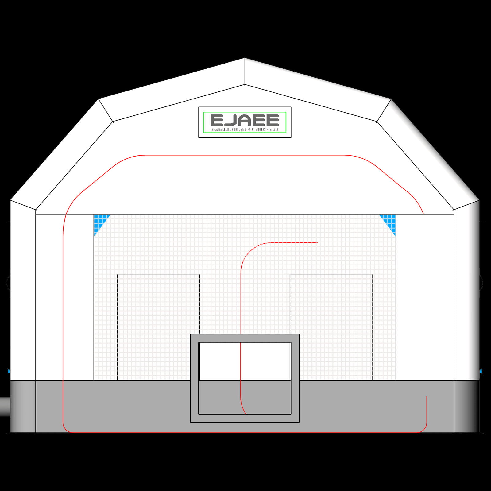 Mobile paint booth Car spray booth