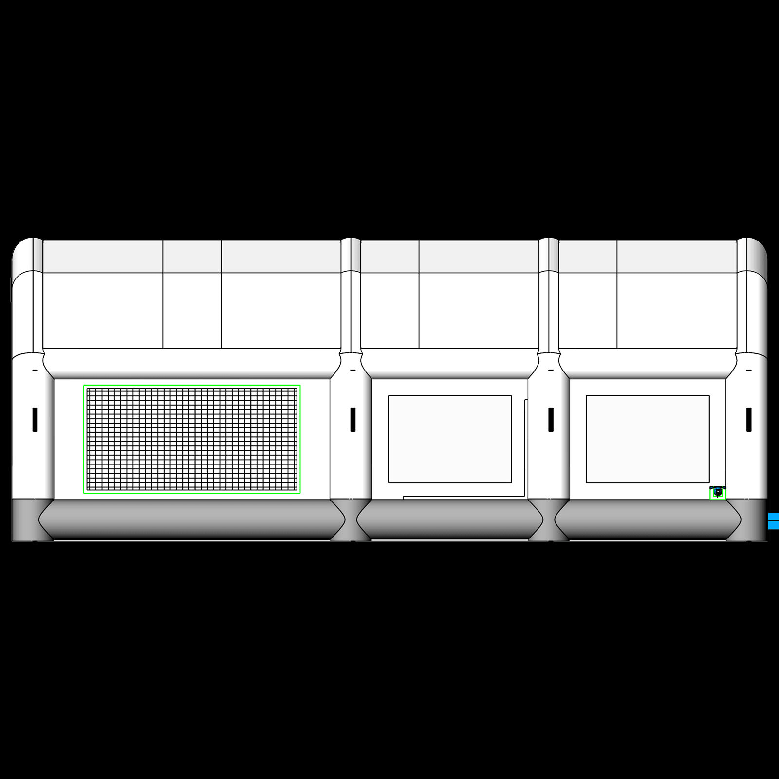 Car spray booth DIY inflatable paint booth