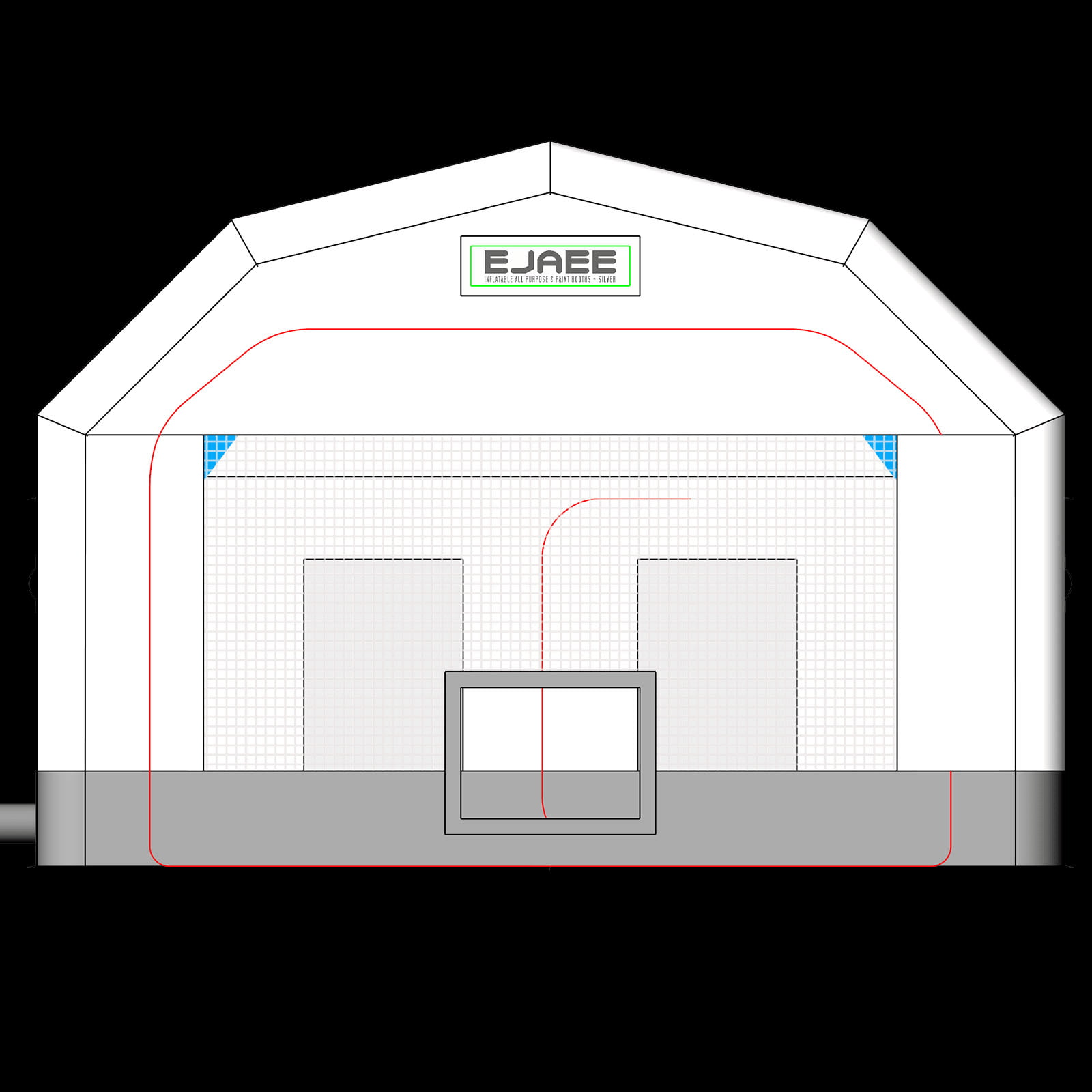 Mobile paint booth Car spray booth