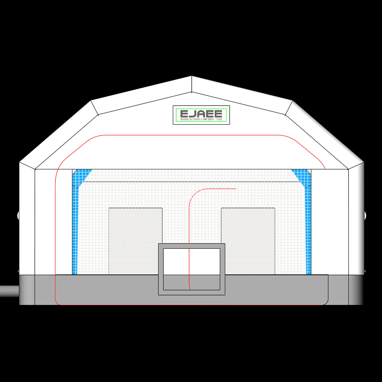Mobile paint booth Car spray booth