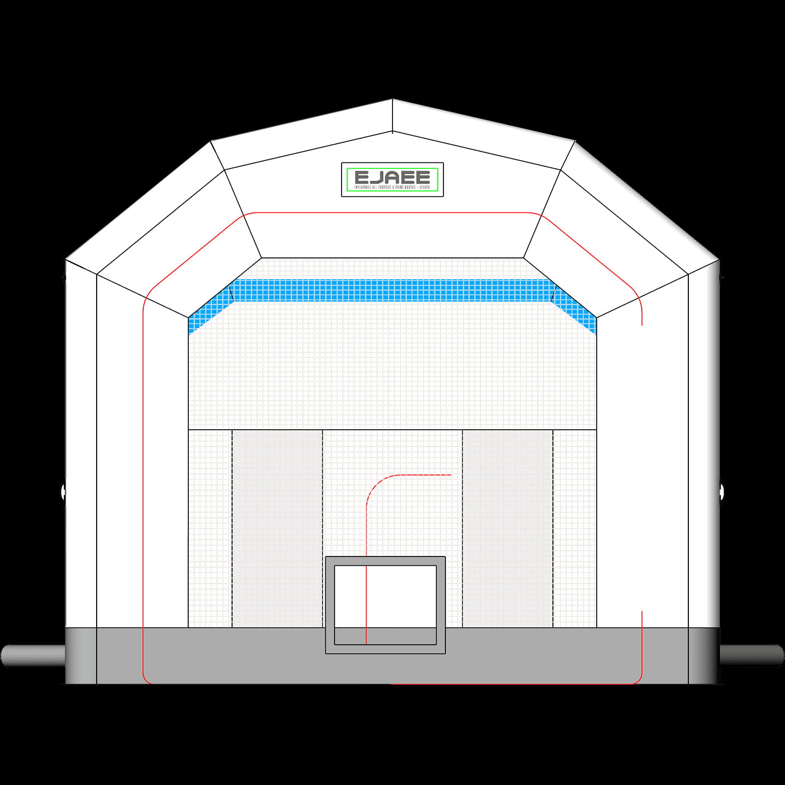 Mobile paint booth Car spray booth