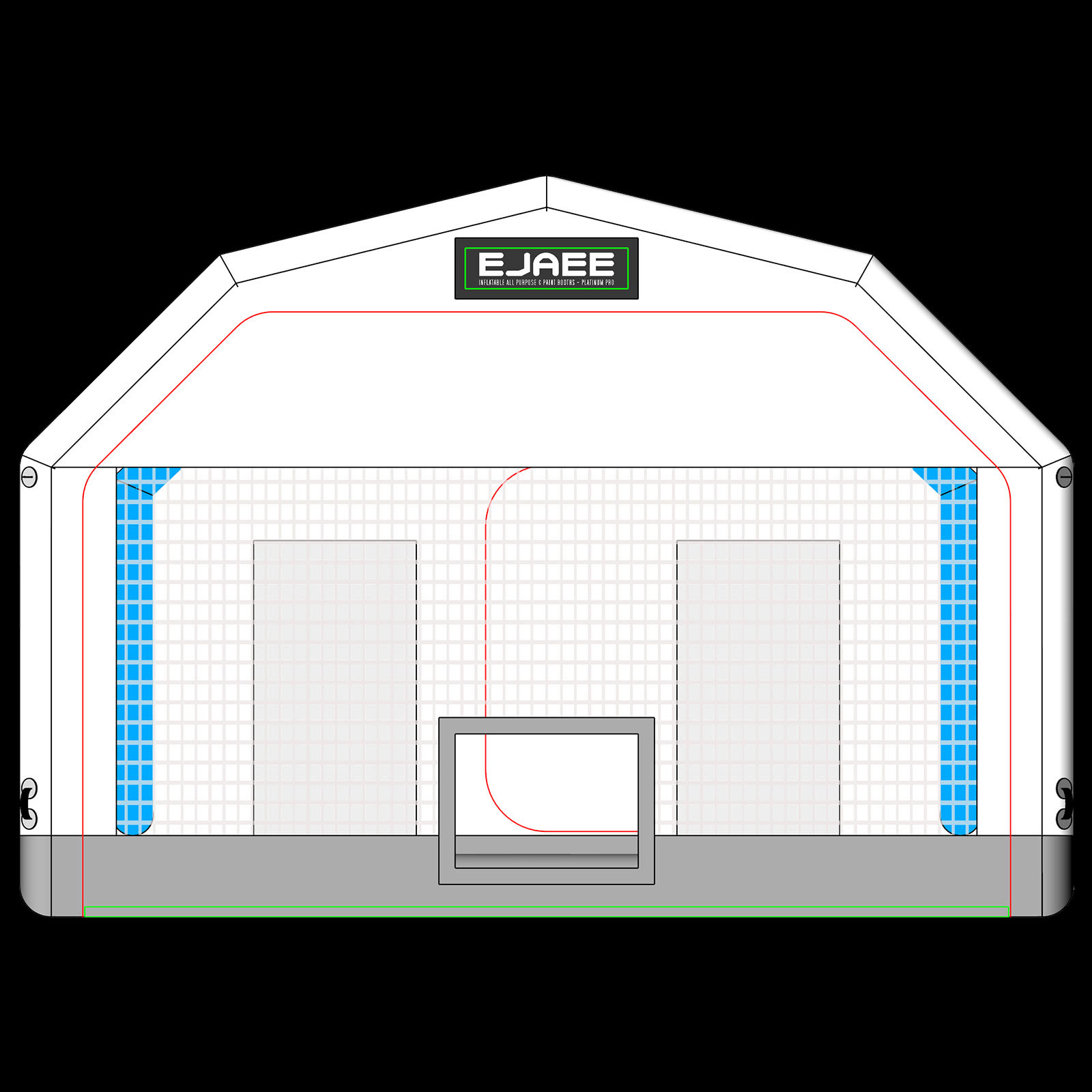 Car spray booth DIY inflatable paint booth