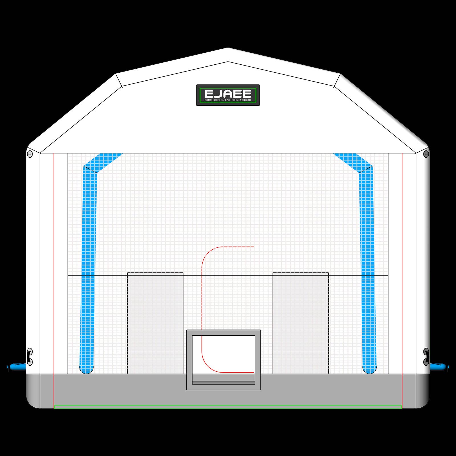Car spray booth DIY inflatable paint booth