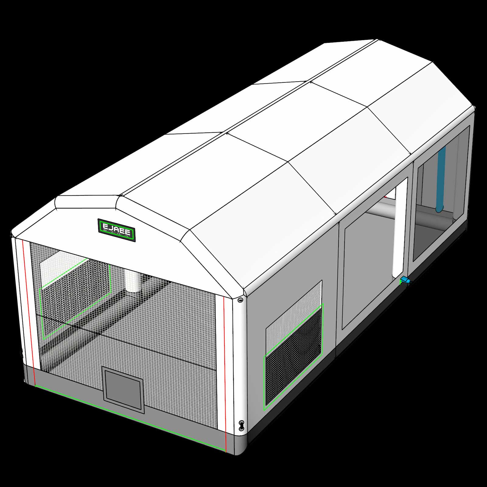 airtight inflatable spray tent airtight inflatable booth