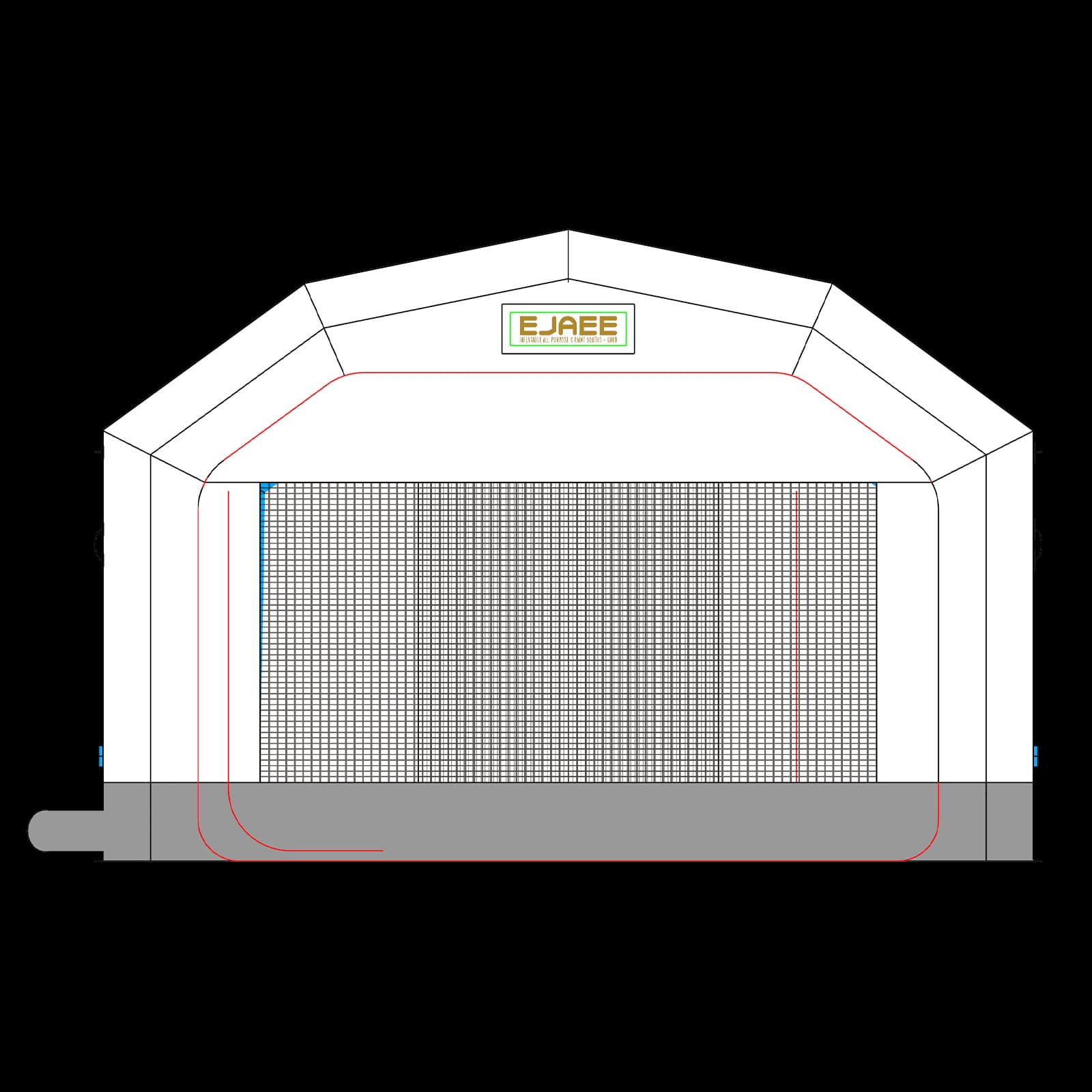 Mobile paint booth Car spray booth