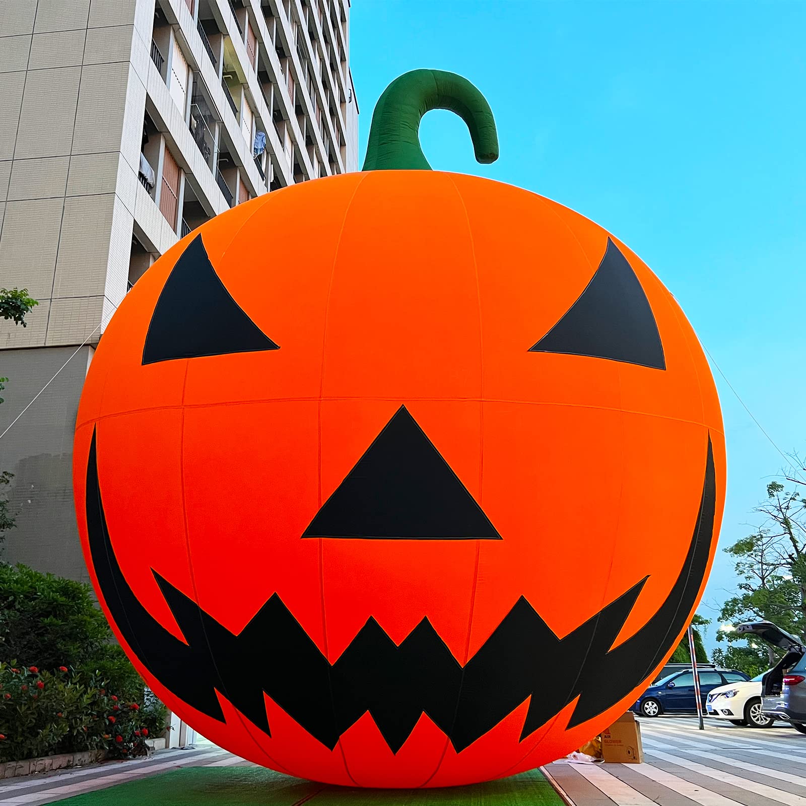 image 1: Product Image-halloween inflatables-Giant 26ft halloween Inflatable pumpkin outdoor decoration