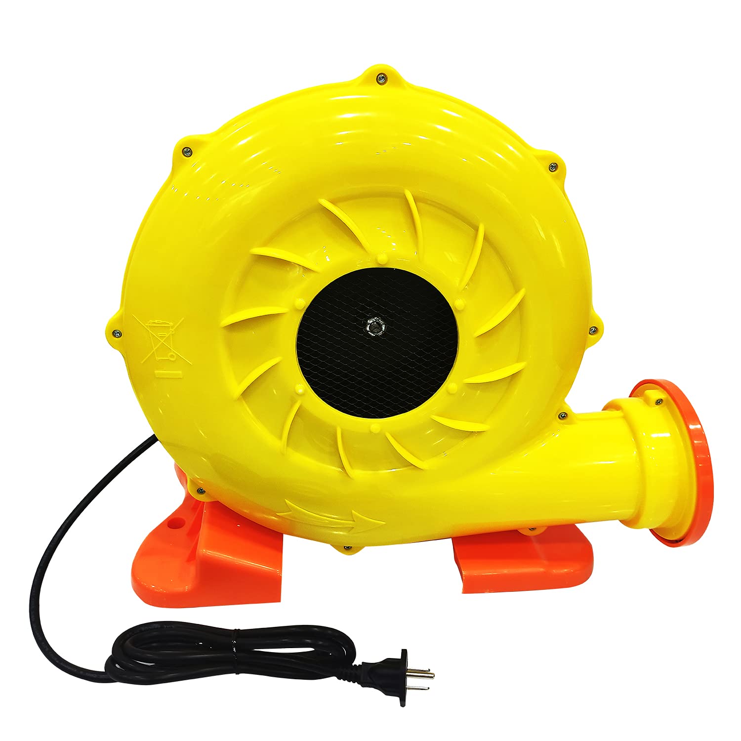 1500W Air Blower, Pump Fan Commercial Inflatable Bouncer Blower, Perfect for Inflatable Movie Screen, Inflatable Paint Booth, Inflatable Bounce House, Jumper, Bouncy Castle