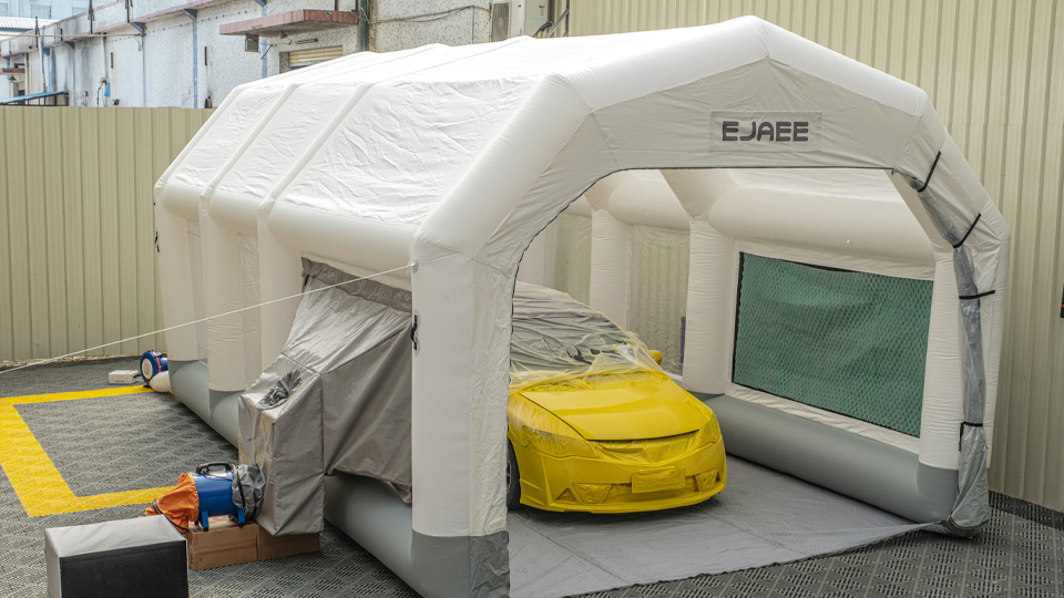 inflatable paint booth platinum pro series