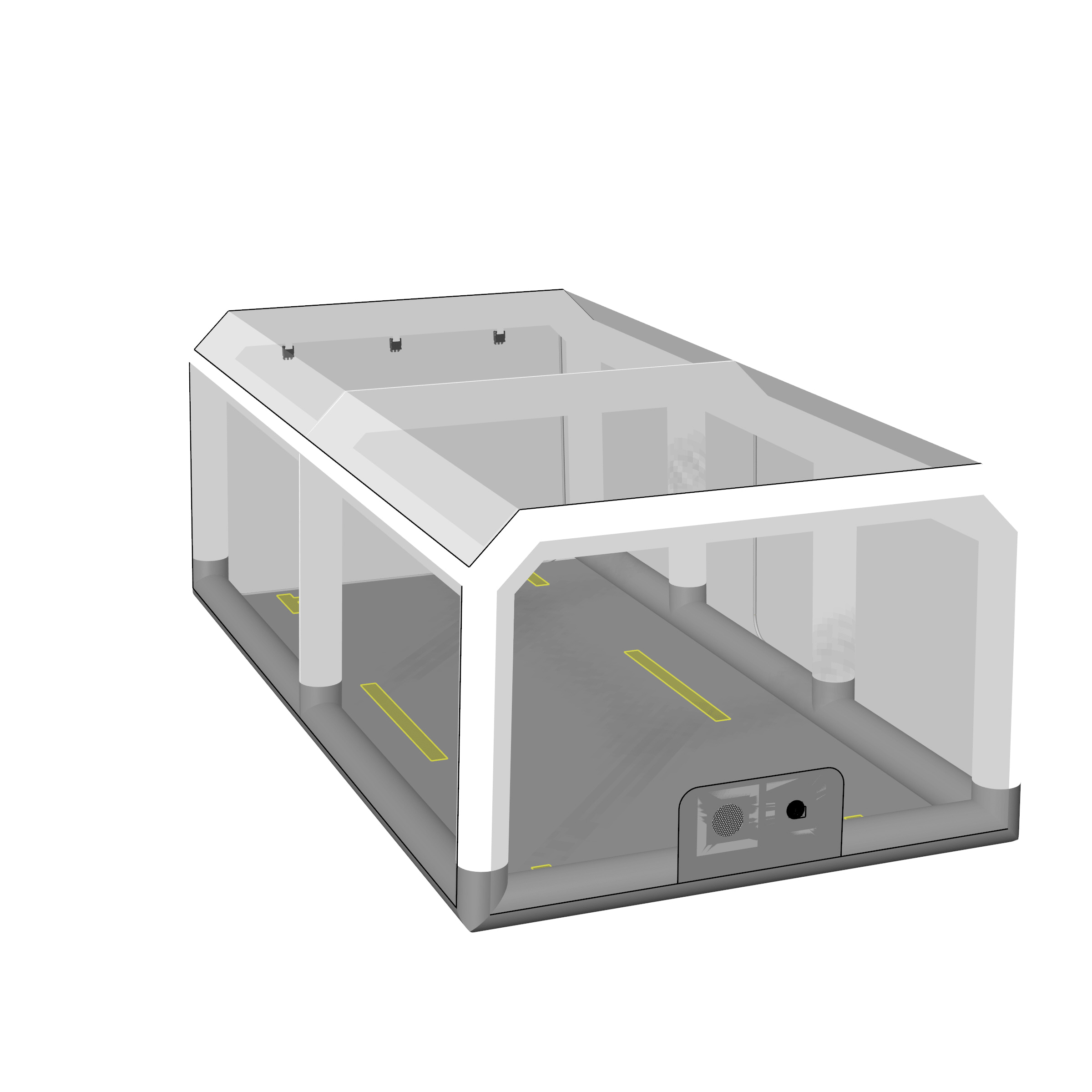 Inflatable Vehicle Display Capsule