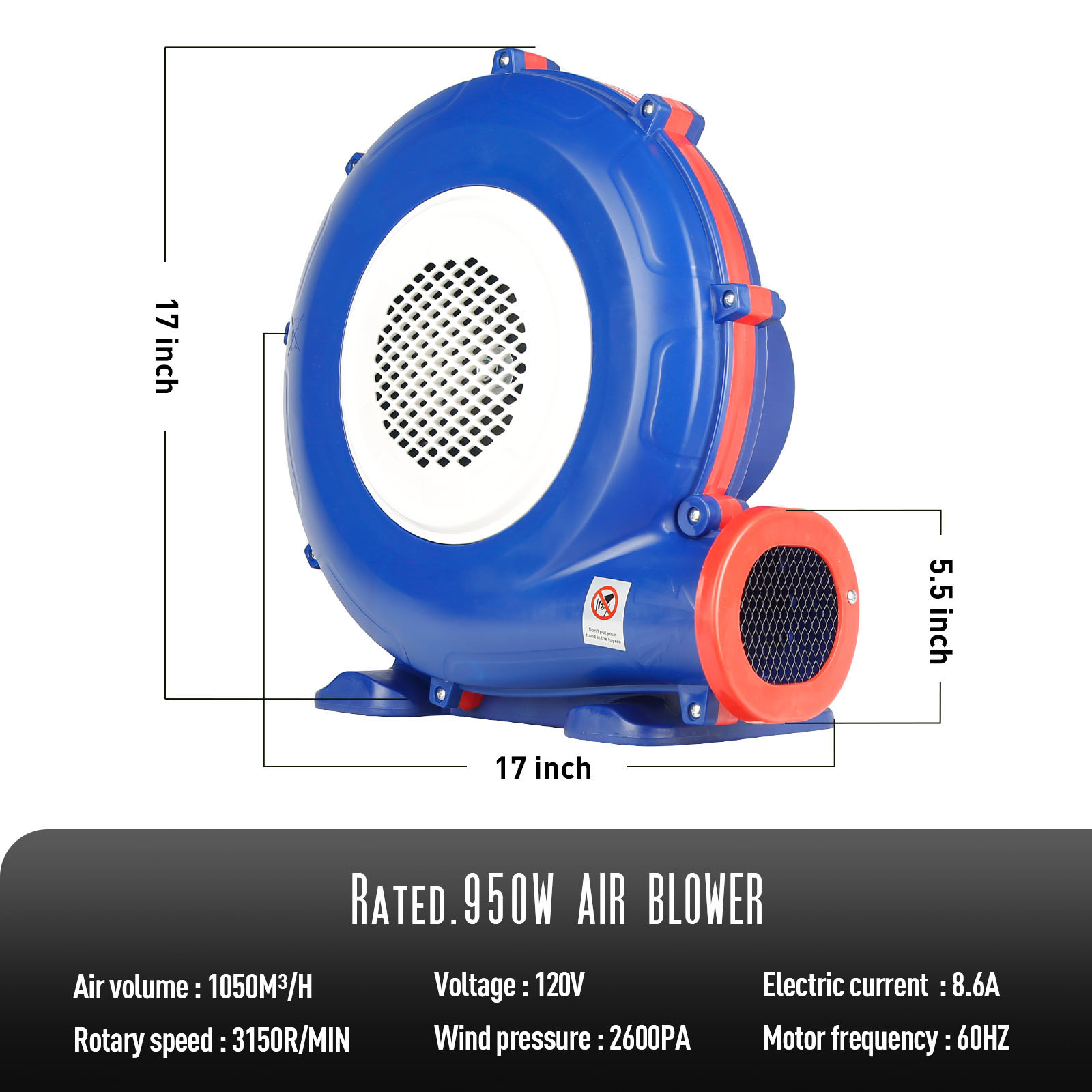 950W air blower