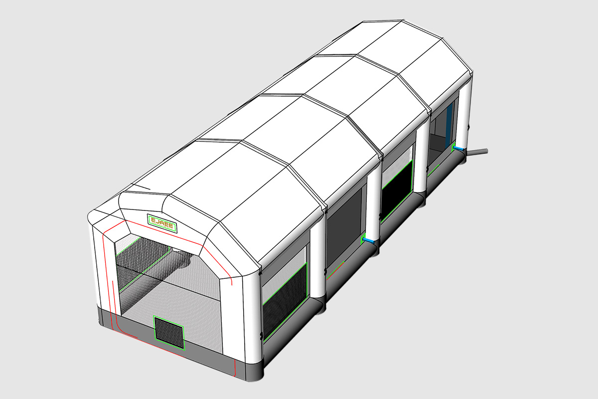 inflatable paint booth 501917 Mobile paint booth